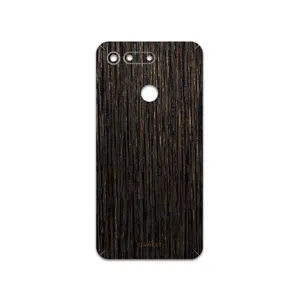 MAHOOT Dark-Gold-Stripes-Wood Cover Sticker for Honor View 20