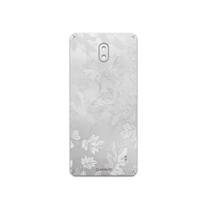 MAHOOT Silver-Wildflower Cover Sticker for Nokia 1 Plus