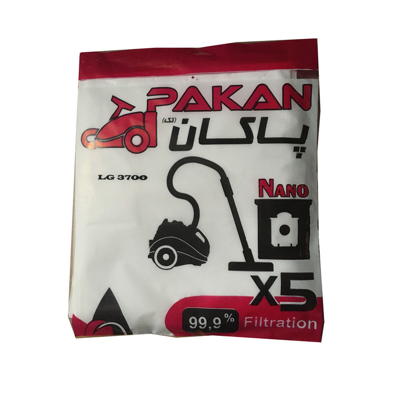 کیسه جاروبرقی پاکان مدل 08 بسته 15 عددی مناسب برای LG 3700