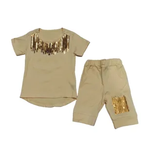 ست تی شرت و شلوارک دخترانه مدل p2