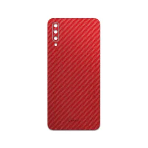 MAHOOT Red-Fiber Cover Sticker for Samsung Galaxy A70
