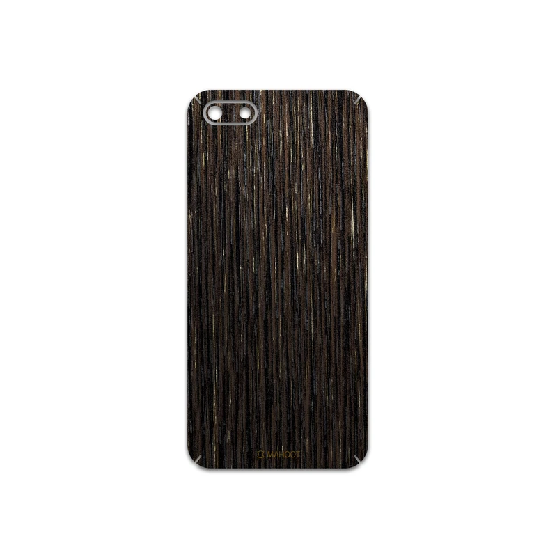 برچسب پوششی ماهوت مدل Dark-Gold-Stripes-Wood مناسب برای گوشی موبایل هوآوی Y5 Lite