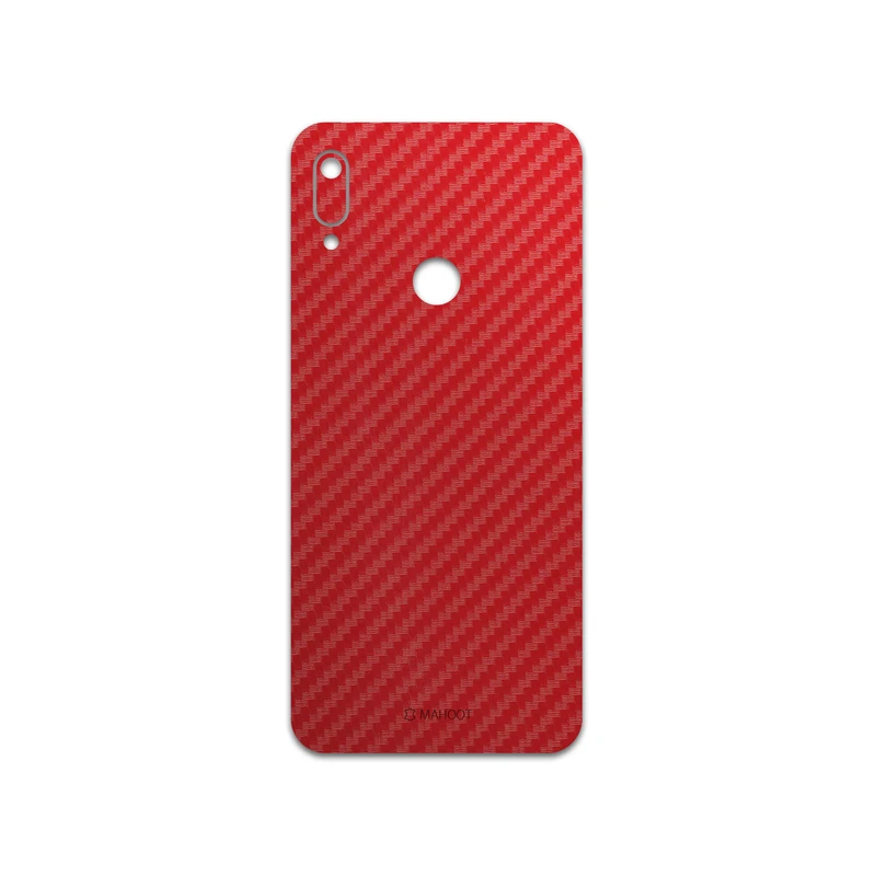 برچسب پوششی ماهوت مدل Red-Fiber مناسب برای گوشی موبایل هوآوی Y6 Prime 2019