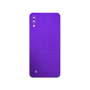 MAHOOT Purple-Fiber Cover Sticker for Samsung Galaxy M10