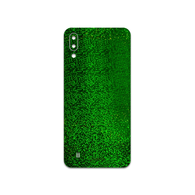 برچسب پوششی ماهوت مدل Green-Holographic مناسب برای گوشی موبایل سامسونگ Galaxy M10