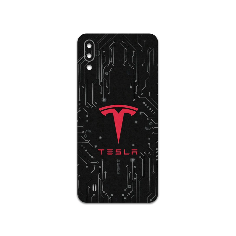 برچسب پوششی ماهوت مدل TESLA-Motors مناسب برای گوشی موبایل سامسونگ Galaxy M10
