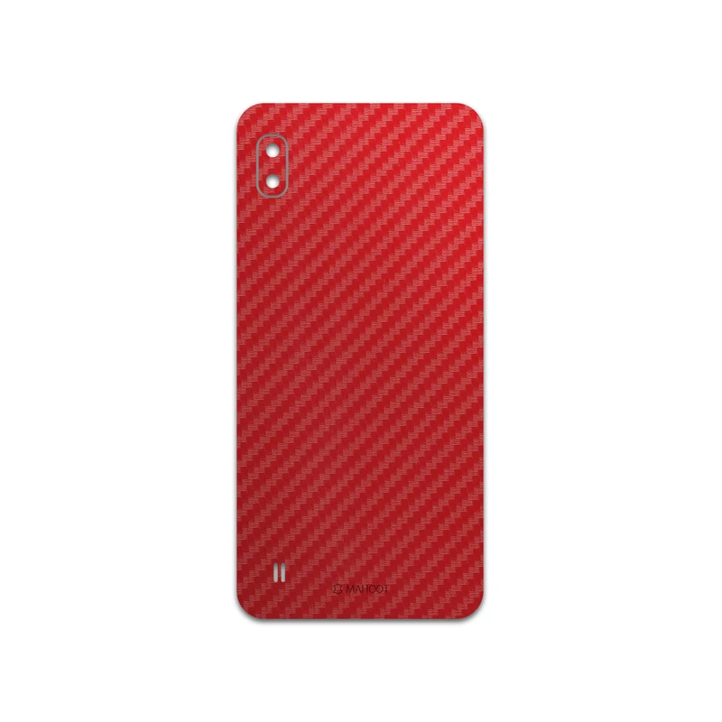 برچسب پوششی ماهوت مدل Red-Fiber مناسب برای گوشی موبایل سامسونگ Galaxy A10