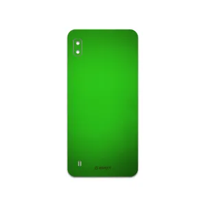 MAHOOT Metallic-Green Cover Sticker for Samsung Galaxy A10
