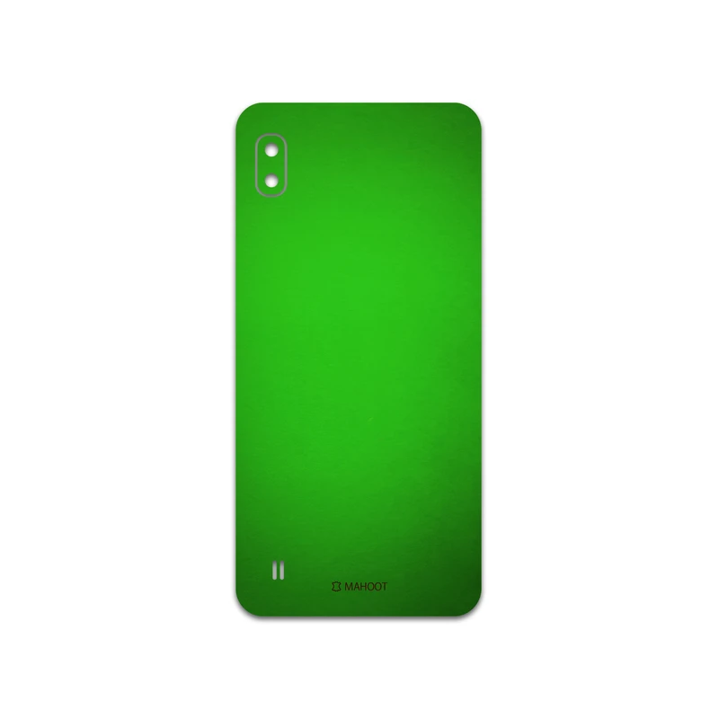 برچسب پوششی ماهوت مدل Metallic-Green مناسب برای گوشی موبایل سامسونگ Galaxy A10