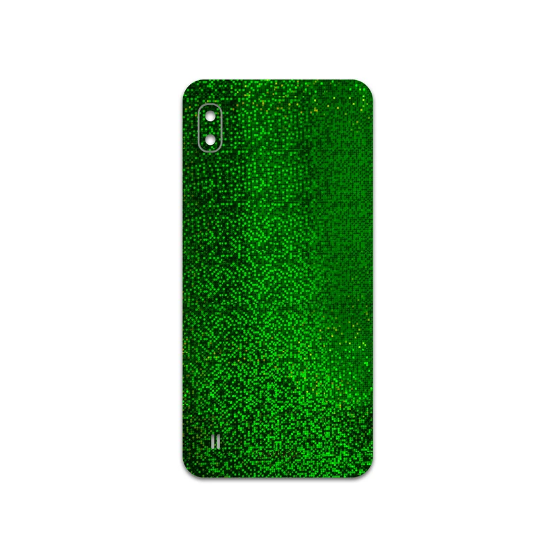 برچسب پوششی ماهوت مدل Green-Holographic مناسب برای گوشی موبایل سامسونگ Galaxy A10