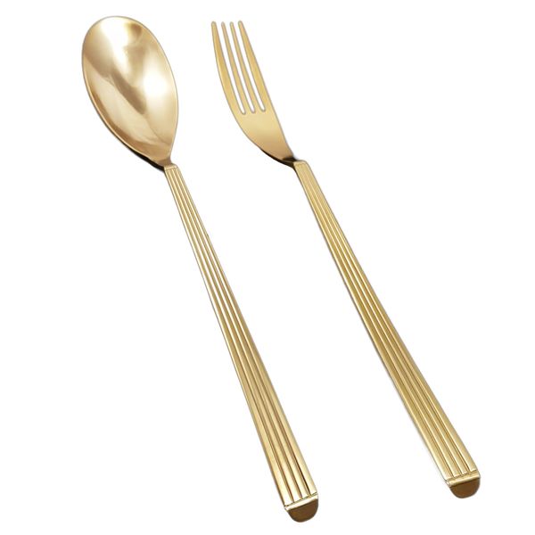 سرویس قاشق و چنگال 12 پارچه وِرسا مدل استریپ