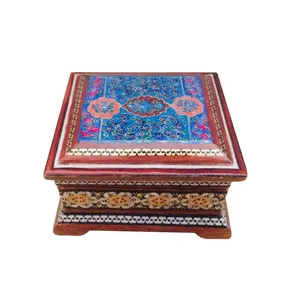 جا سکه ای خاتم کاری طرح تذهيب کد B 218