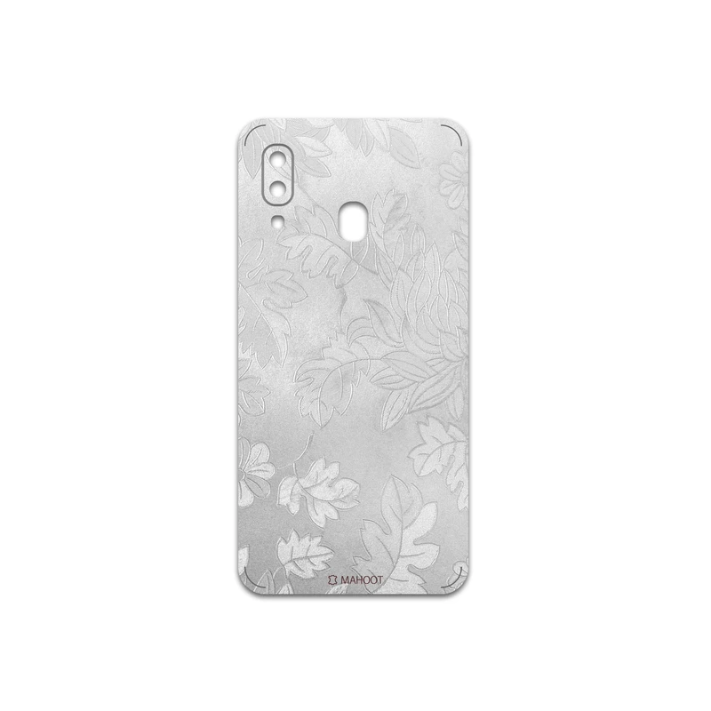 برچسب پوششی ماهوت مدل Silver-Wildflower مناسب برای گوشی موبایل سامسونگ Galaxy A40