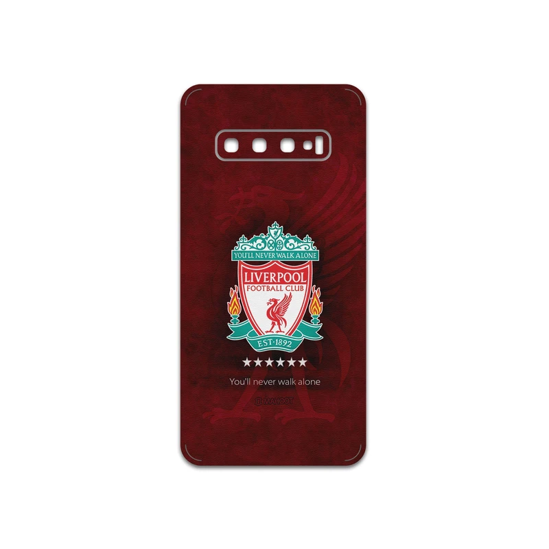 برچسب پوششی ماهوت مدل Liverpool-FC مناسب برای گوشی موبایل سامسونگ Galaxy S10