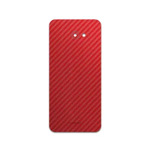 MAHOOT Red-Fiber Cover Sticker for Samsung Galaxy J4 Plus