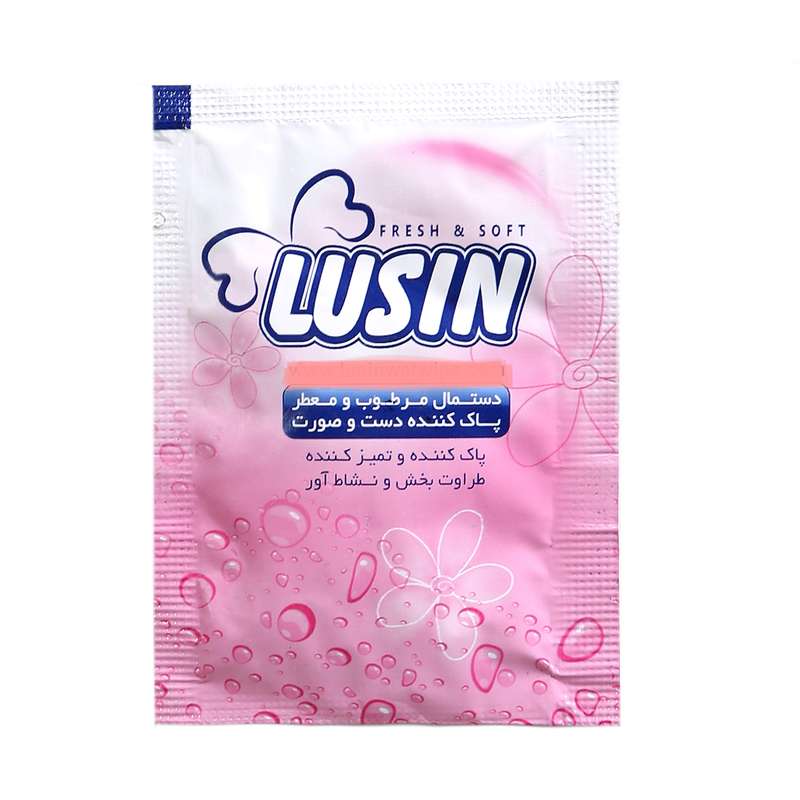 دستمال مرطوب لوسین کد ۴۰ بسته ۱۰ عددی دستمال مرطوب لوسین کد ۴۰ بسته ۱۰ عددی