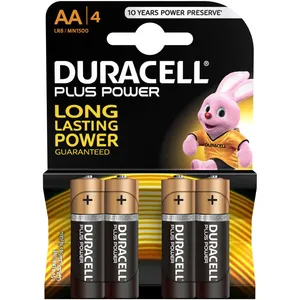 باتری قلمی دوراسل مدل Plus Power بسته 4 عددی