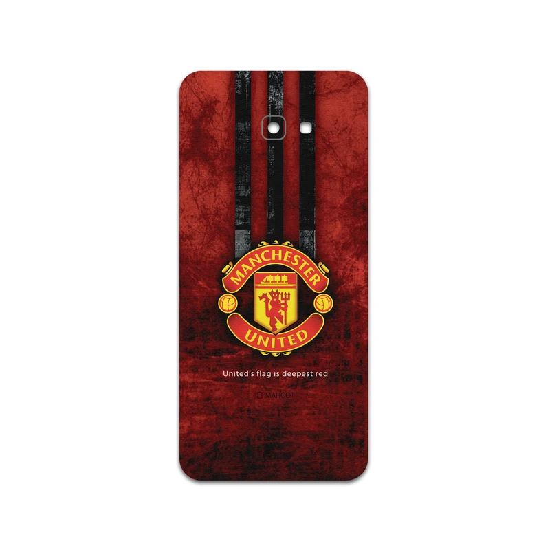 برچسب پوششی ماهوت مدل Manchester-United-FC مناسب برای گوشی موبایل سامسونگ Galaxy J4 Plus