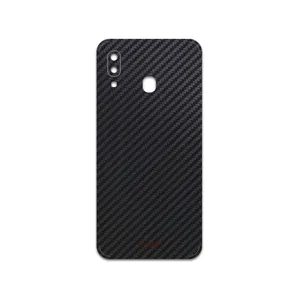 MAHOOT Black-Carbon-Fiber Cover Sticker for Samsung Galaxy A30