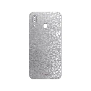 MAHOOT Silver-Silicon Cover Sticker for Samsung Galaxy A30