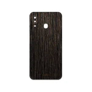MAHOOT Dark-Gold-Stripes-Wood Cover Sticker for Samsung Galaxy A30