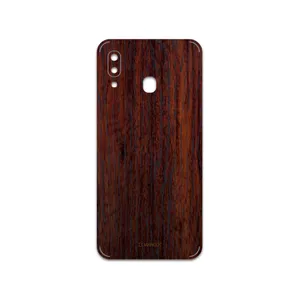MAHOOT Red-Wood Cover Sticker for Samsung Galaxy A20