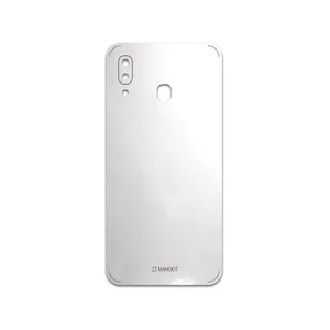 MAHOOT Metallic-White Cover Sticker for Samsung Galaxy A30