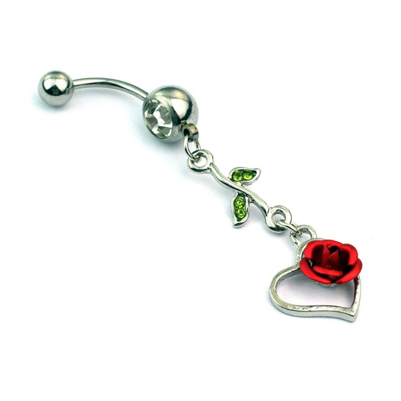 پیرسینگ بدن گالری شمرون مدل گل رز کد 040S0