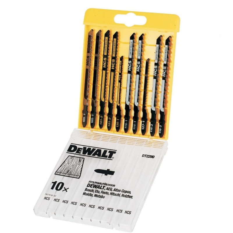 مجموعه 10 عددی تیغه اره عمودبر دیوالت مدل DT2290