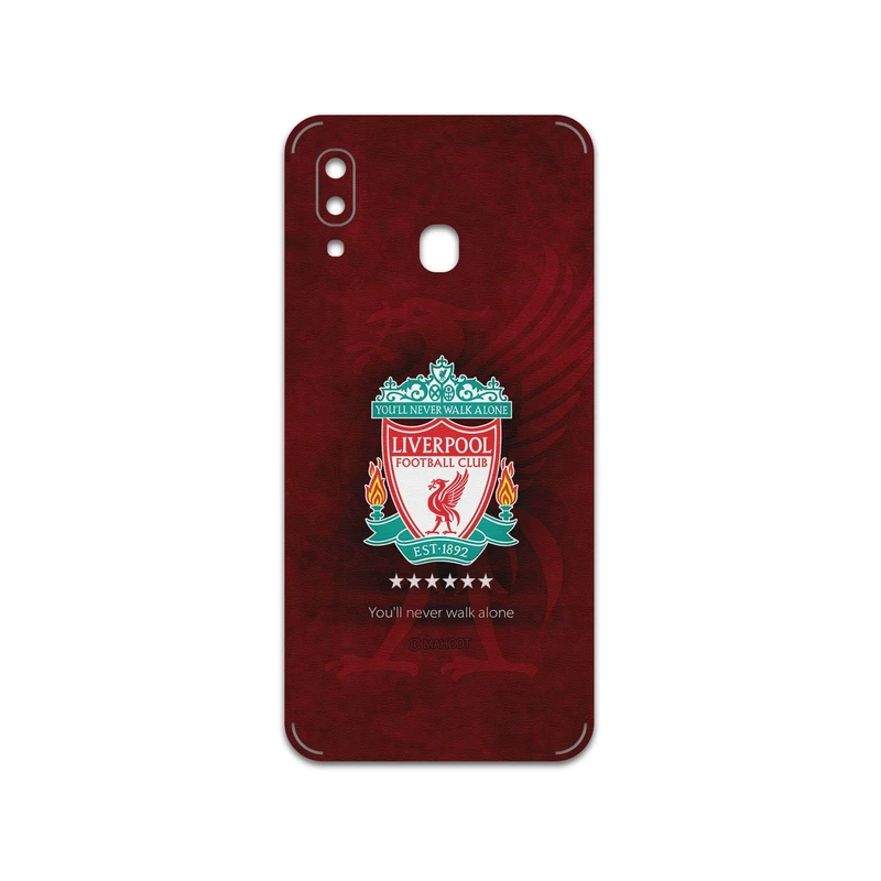 برچسب پوششی ماهوت مدل Liverpool-FC مناسب برای گوشی موبایل سامسونگ Galaxy A20