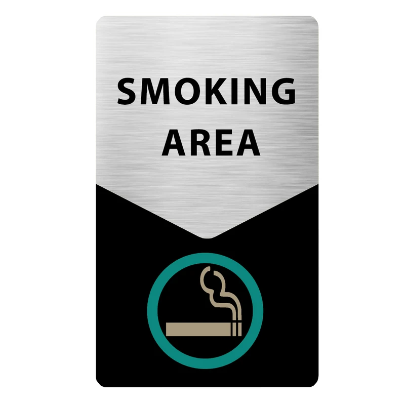 تابلو راهنما دکوما طرح Smoking Area کد SI221