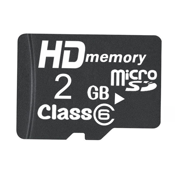 کارت حافظه microSDHC مدل اچ دی کلاس 6 سرعت 20MBps ظرفیت 2 گیگابایت