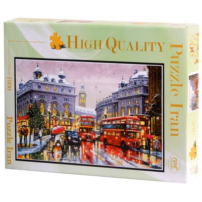 نقد و بررسی پازل 1000 تکه ایران پازل طرح لندن در زمستان توسط خریداران