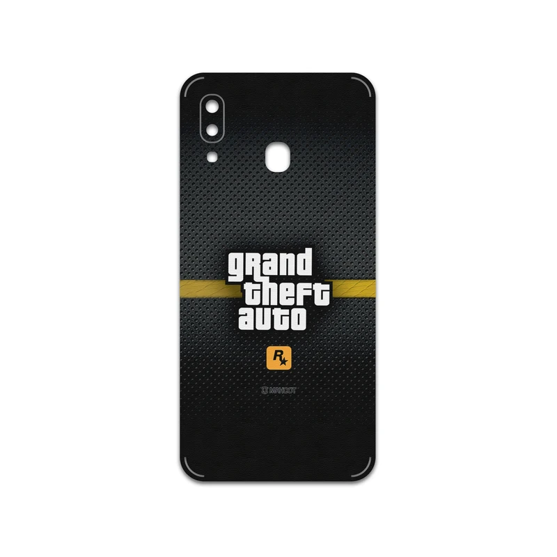 برچسب پوششی ماهوت مدل GTA-Game مناسب برای گوشی موبایل سامسونگ Galaxy A20