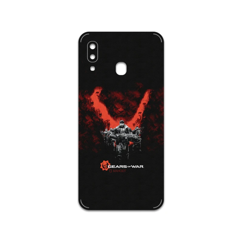 برچسب پوششی ماهوت مدل GEARS-OF-WAR-Game مناسب برای گوشی موبایل سامسونگ Galaxy A20