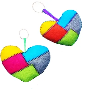 آویز عروسکی هیاهو مدل Hearts مجموعه 2 عددی
