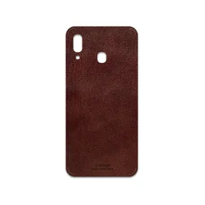 MAHOOT Natural-Leather Cover Sticker for Samsung Galaxy A30