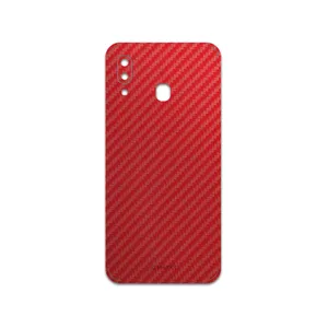 MAHOOT Red-Fiber Cover Sticker for Samsung Galaxy M30