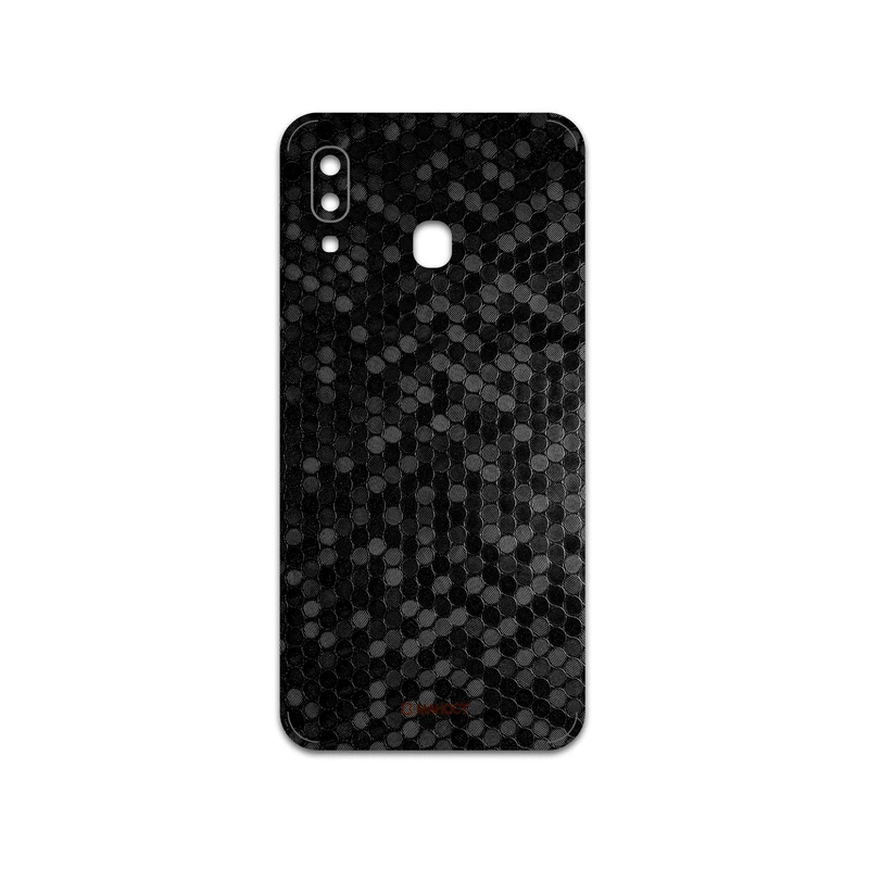 برچسب پوششی ماهوت مدل Honey-Comb-Circle مناسب برای گوشی موبایل سامسونگ Galaxy M30