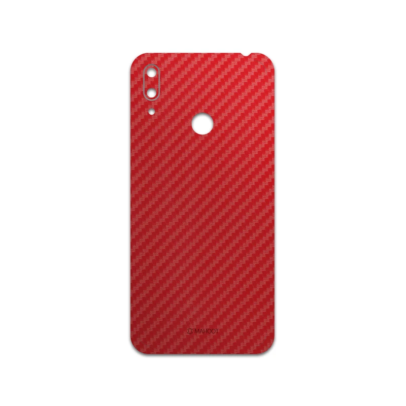 برچسب پوششی ماهوت مدل Red-Fiber مناسب برای گوشی موبایل هوآوی Y7 Prime 2019