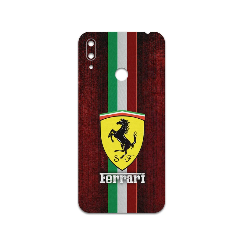 برچسب پوششی ماهوت مدل Ferrari مناسب برای گوشی موبایل هوآوی Y7 Prime 2019