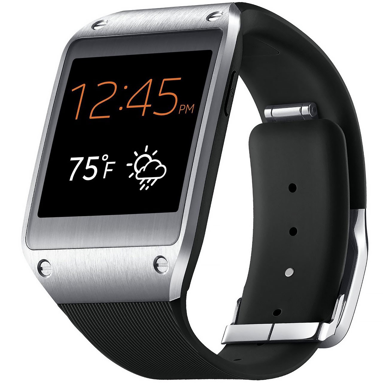ساعت هوشمند سامسونگ مدل Galaxy Gear بند لاستیکی