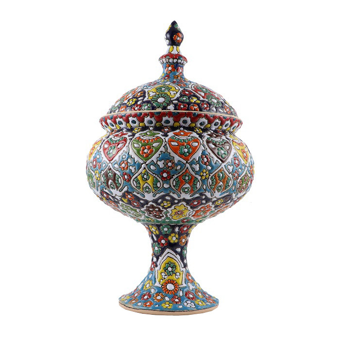 شکلات خوری میناکاری سفالی مدل Sh1m2 