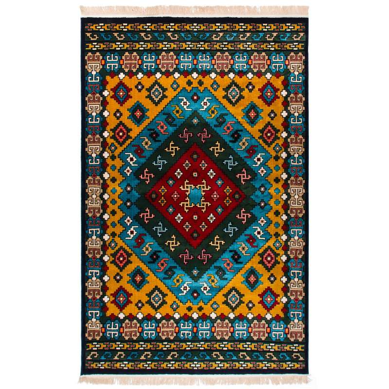 گبه ماشینی دنیای فرش کد 1027 گبه ماشینی دنیای فرش کد 1027