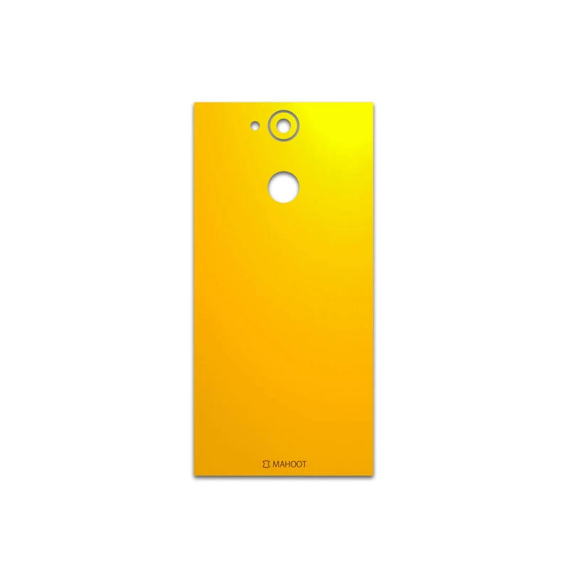 برچسب پوششی ماهوت مدل Matte-Deep-Mustard مناسب برای گوشی موبایل سونی Xperia XA2