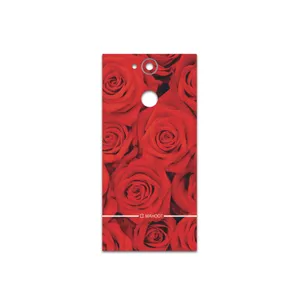MAHOOT Red-Flower Cover Sticker for Sony Xperia XA2