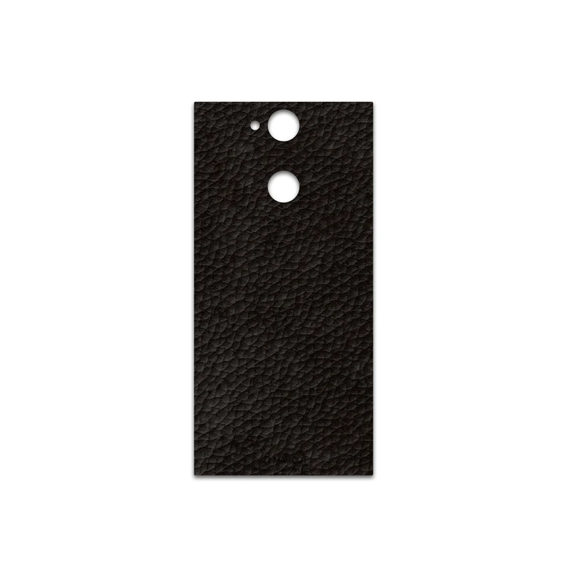 برچسب پوششی ماهوت مدل Dark-Brown-Leather مناسب برای گوشی موبایل سونی Xperia XA2