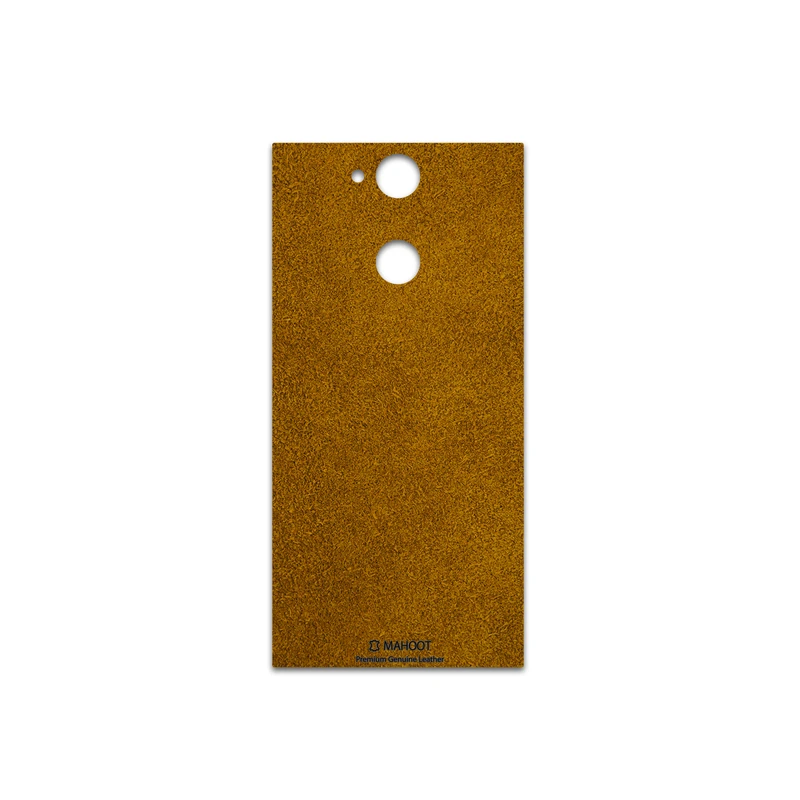 برچسب پوششی ماهوت مدل Brown-Chamois-Leather مناسب برای گوشی موبایل سونی Xperia XA2