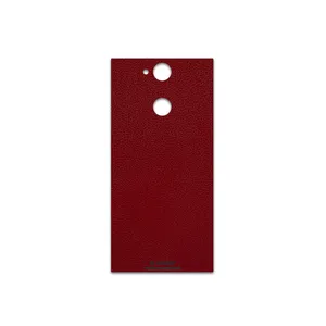 MAHOOT Red-Leather Cover Sticker for Sony Xperia XA2