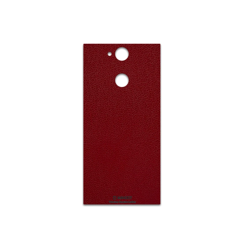 برچسب پوششی ماهوت مدل Red-Leather مناسب برای گوشی موبایل سونی Xperia XA2